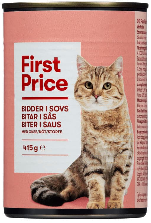 Kattemat Kjøtt 415g First Price