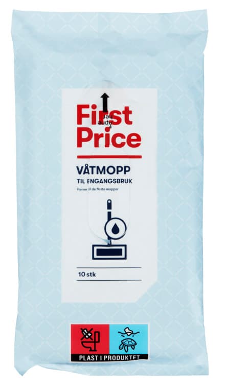 Våtmopp 10stk First Price
