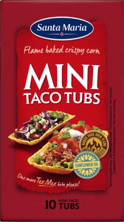 Taco Tubs Mini 10stk 86g St.Maria