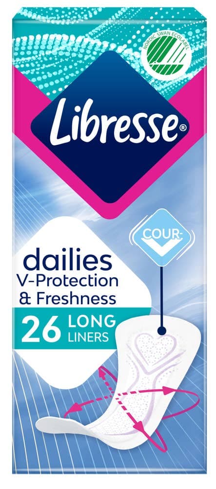 Libresse Truseinnlegg Long 26 stk