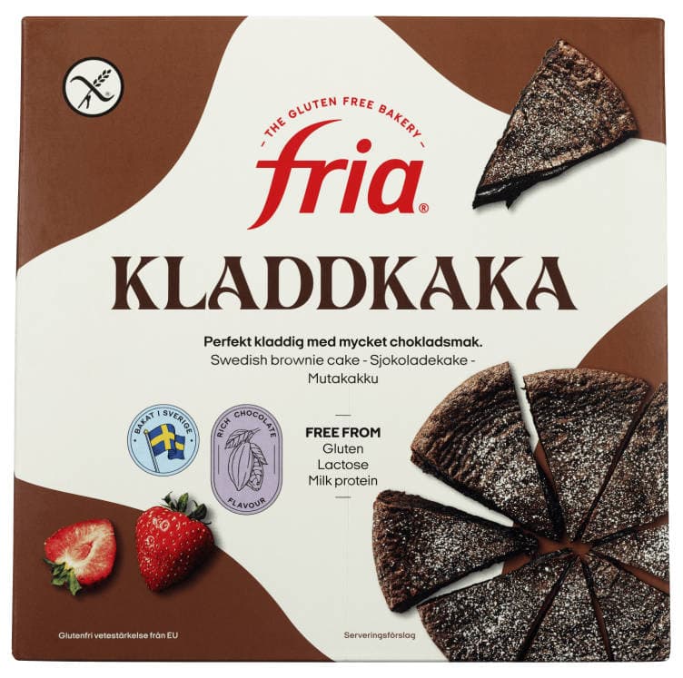 Kladdkaka Sjokolade glutenfri 400g Fria