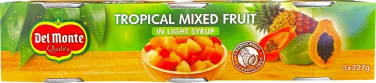 Mixed Fruit Tropical 3x220g Del Monte 660 g