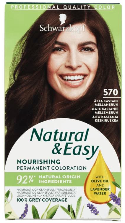 Natural & Easy 570 Mellombrun 1 stk