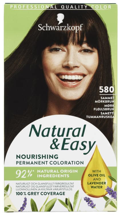Natural & Easy 580 Mørkbrun 1 stk