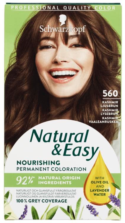 Natural & Easy 560 Kashmirbrun 1 stk