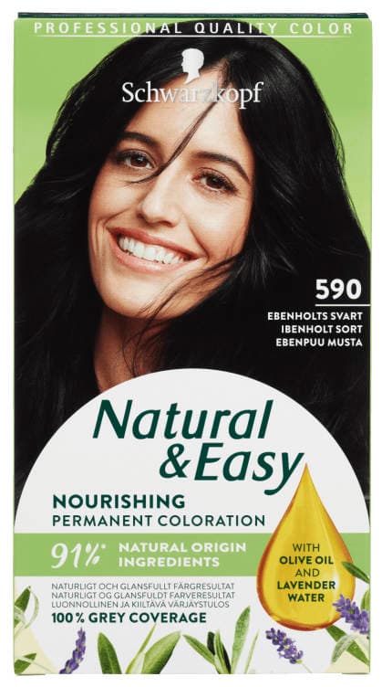 Natural & Easy 590 Ebenholt Svart 1 stk