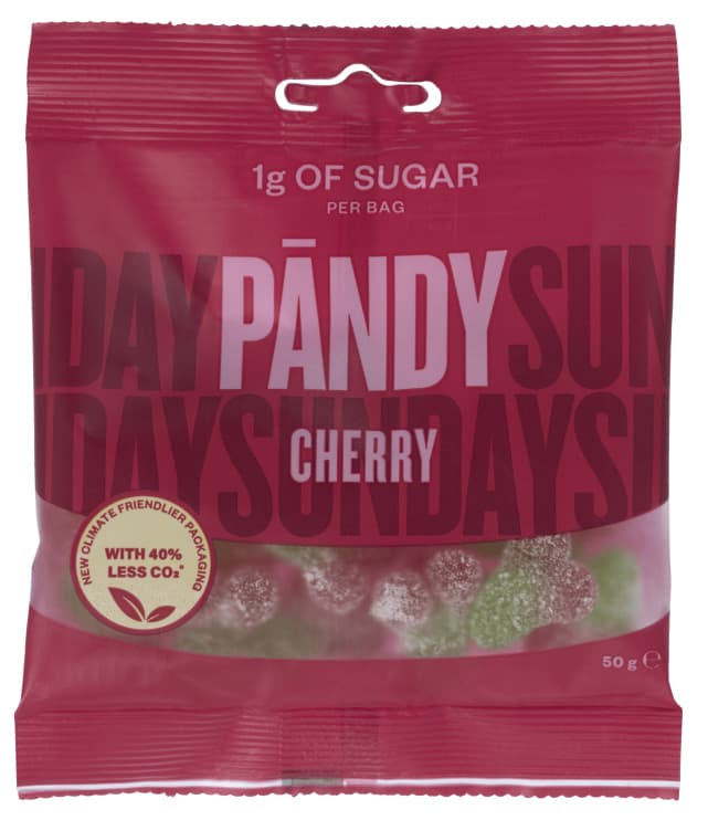 Candy Cherry u/Sukker 50g Pandy
