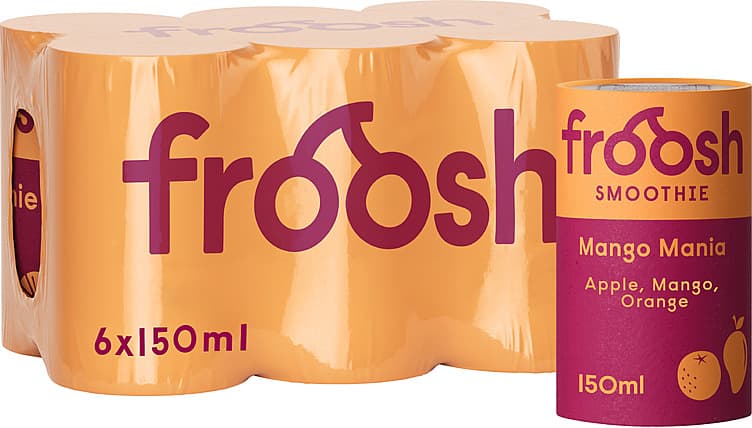 Froosh Shorty Mango&Appelsin 150mlx6 boks 900 ml