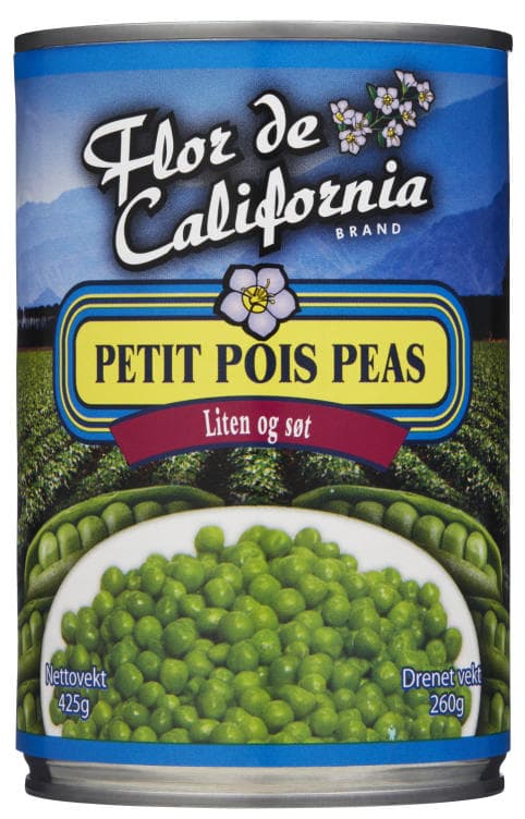 Erter Petit Pois 425g Flor De California