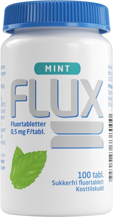 Flux Fluortablett Mint 100stk