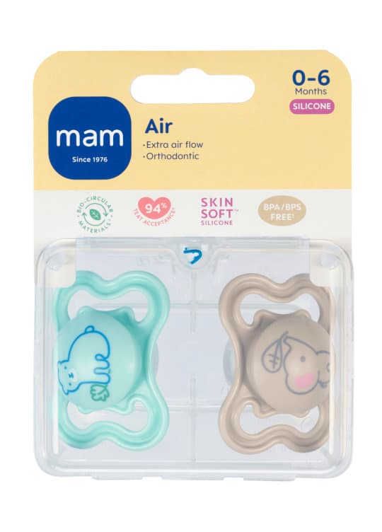 Narresmokk Air 0-6m Silk 2stk Mam