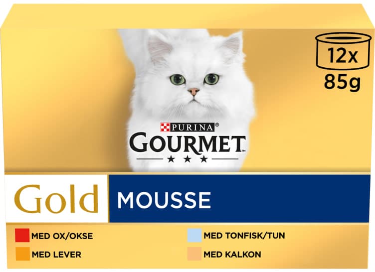 Gourmet Mousse 12x85g Purina 1,02 kg