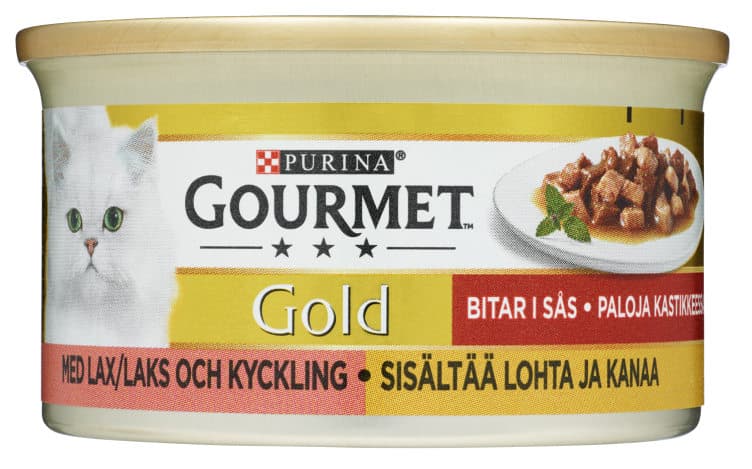 Gourmet Gold Laks/Kylling 85g Purina