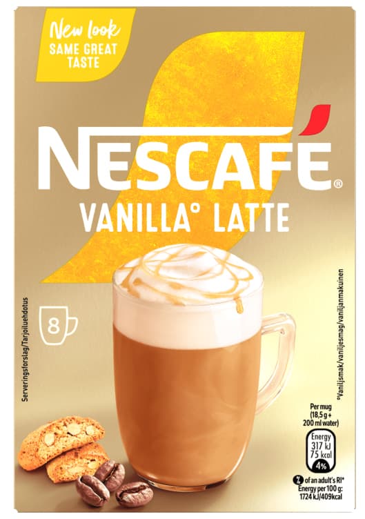 Cafe Vanilla 8pos Nescafe 8 stk