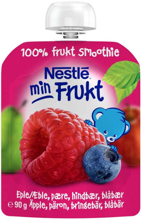 Min Frukt Smoothie Eple&Bringebær 90g Nestle
