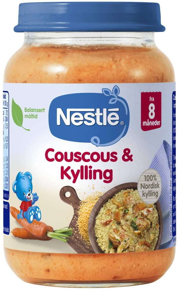 Couscous med Kylling Fra 8 mnd, 190 g