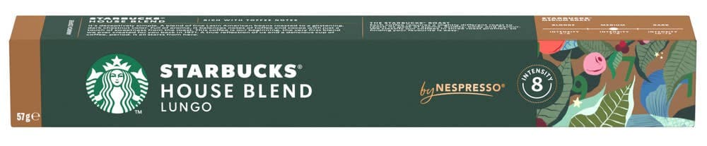 Starbucks House Blend 10 stk Intensitet 8, 57 g
