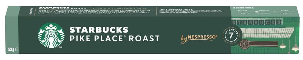 Starbucks Pike Place Roast 10 stk Intensitet 7, 53 g