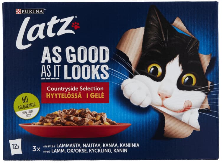 Latz Agail Kjøtt 1020g 12pk Purina