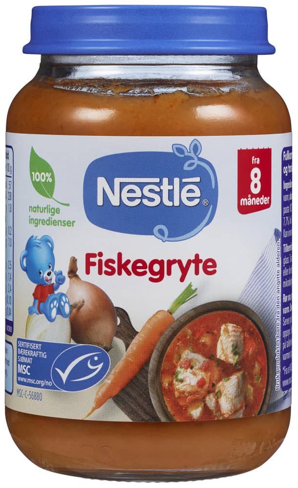 Fiskegryte Fra 8 Mnd 190g Nestle