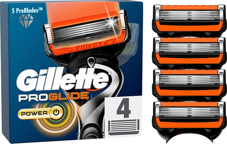 Fusion Blader Proglide Power 4stk Gillette