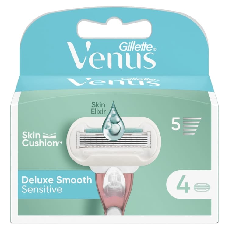 Venus Barberblad Smooth Sensitive 4 Gillette 4 stk