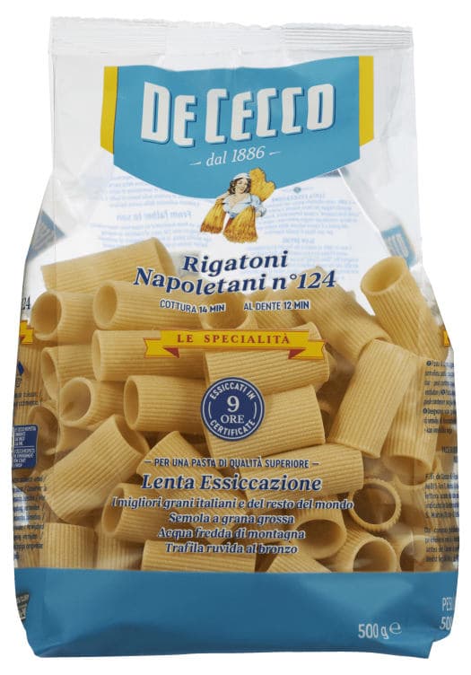 Rigatoni Napolitani 500g De Cecco