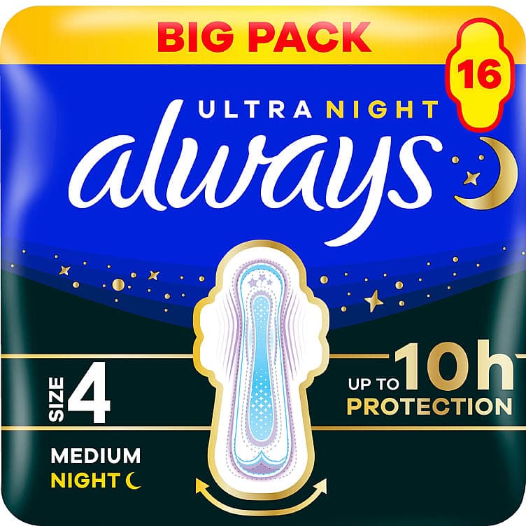 Always Ultrasecure Night Nr4 16stk