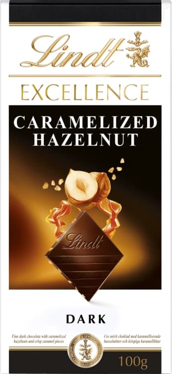 Lindt Excellence Caramelized Hazelnut 100g