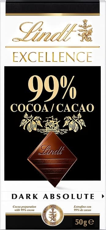 Lindt Excellence 99% Kakao Mørk 50 g