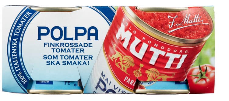 Tomat Crushed 2x210g Mutti 420 g