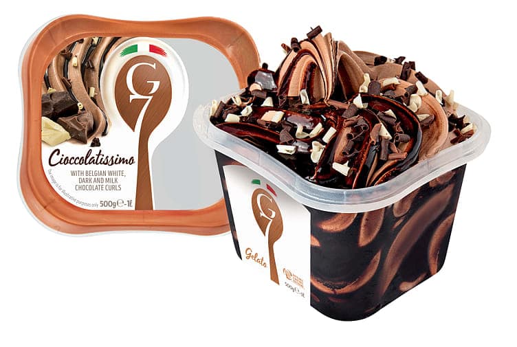 G7 Iskrem Cioccolatissimo Sjokolade 1l