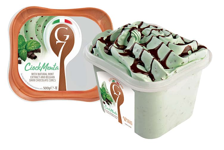 G7 Iskrem Ciock Menta 1l