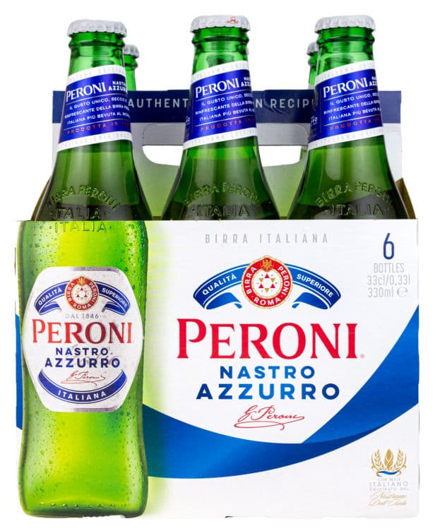 Peroni Nastro Azzurro 0,33lx6 flaske 1980 ml