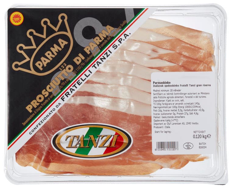 Prosciutto Parma Gran Reserva 120g Tanzi