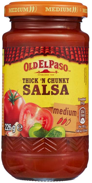 Taco Salsa Medium 226g Old El Paso