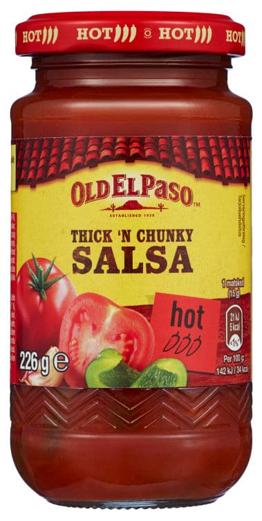 Taco Salsa Hot 226g Old El Paso