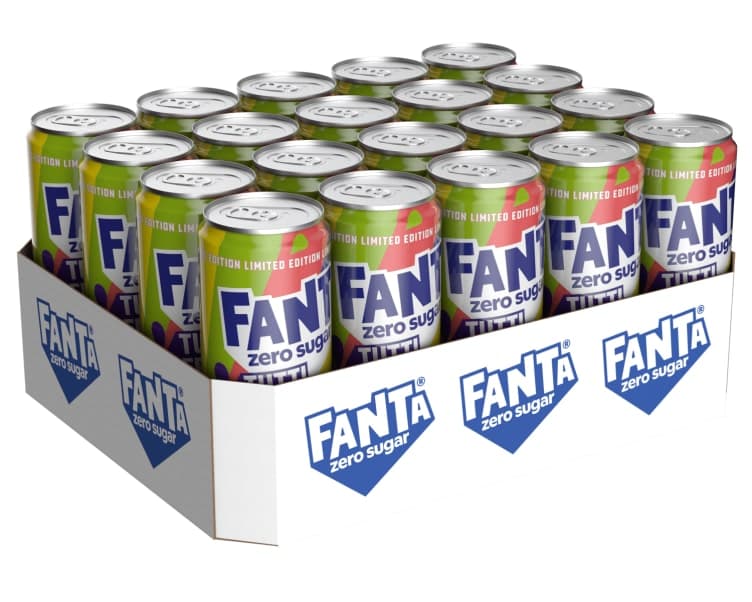 Fanta Tutti Frutti Zero 20x0,33l boks 6600 ml