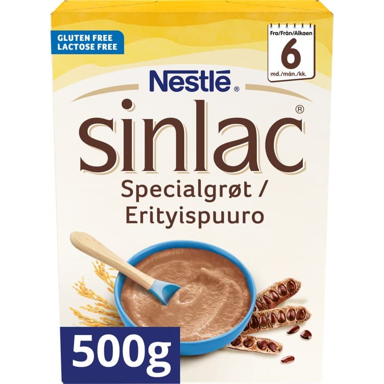 Sinlac Spesiallgrøt 6m 500g