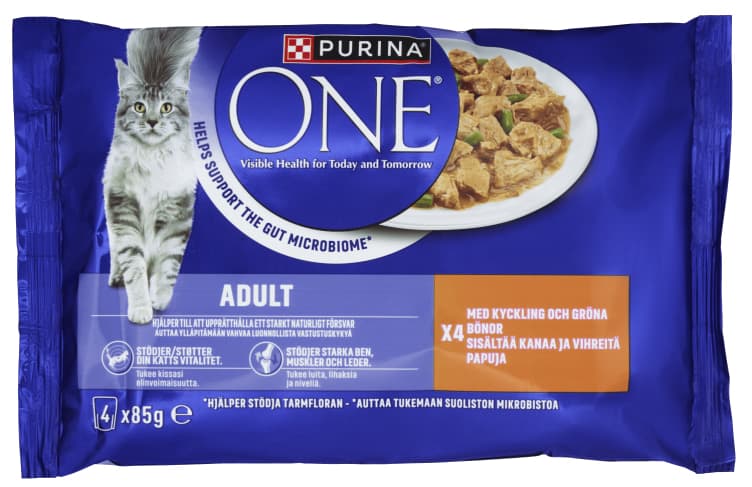 Våtfor til Katt One Adult 340g Purina