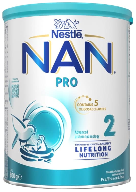 Nan Pro 2 fra 6mnd 800g Nestle