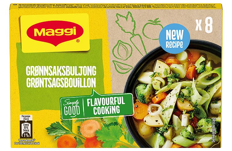 Grønnsaksbuljong Klar 4l Maggi 80 ml