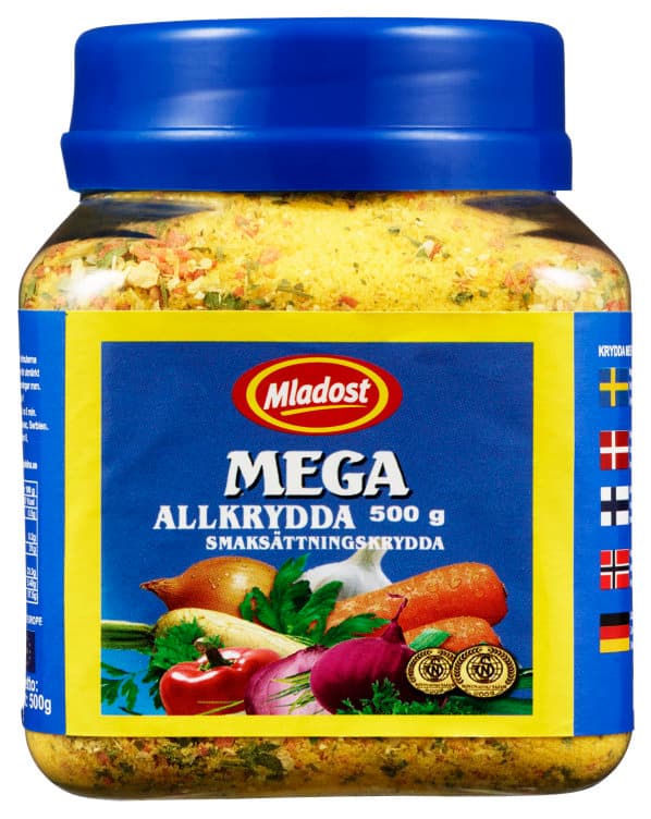 Allkrydder 500g Mega