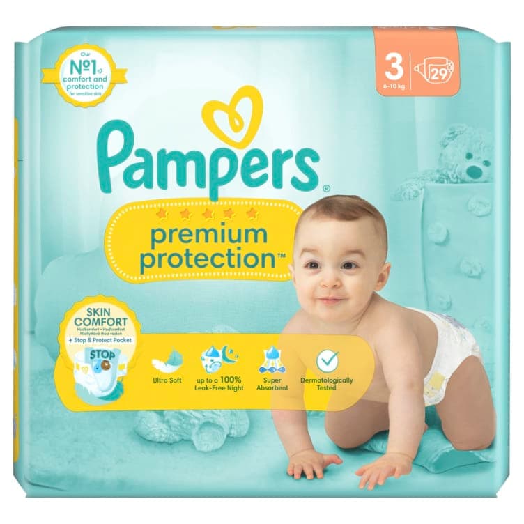 Bleier Pampers Prem Prot S3 6-10kg 29st