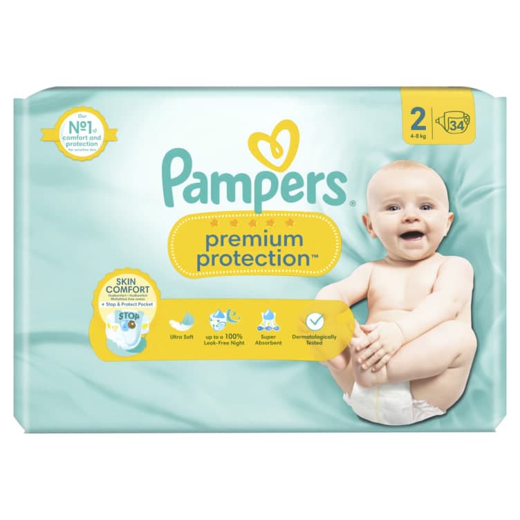 Bleier Pampers S2 Newbaby Premprot 4-8kg 34st