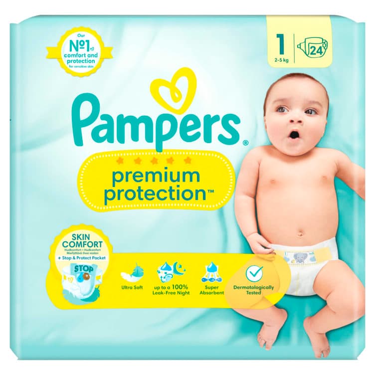 Bleier Pampers S1 Newbaby Premprot 2-5kg 24st