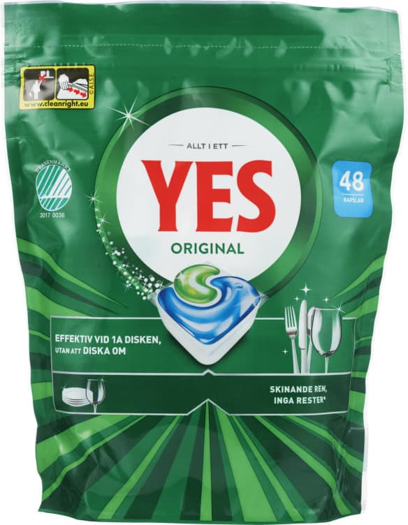 Yes Original Maskinoppvask Alt i Ett 48stk