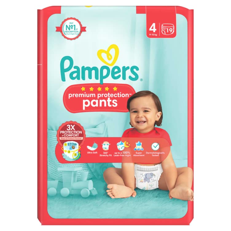 Bleier Pampers S4 Prem Prot Pants 9-15kg 19st