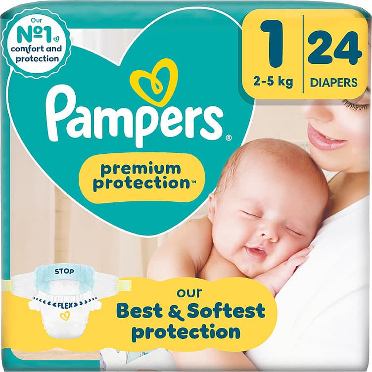 Pampers Bleier Prem Prot S1 Nb 2-5kg 24stk