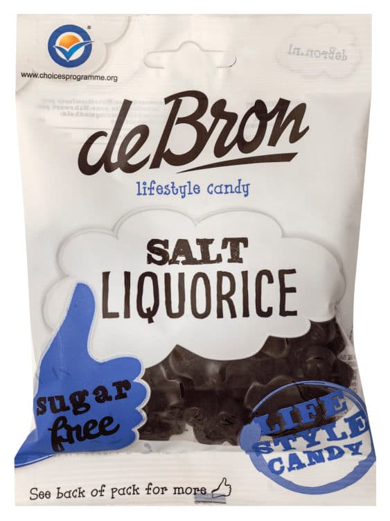 Lakris Salt Sukkerfri 100g De Bron